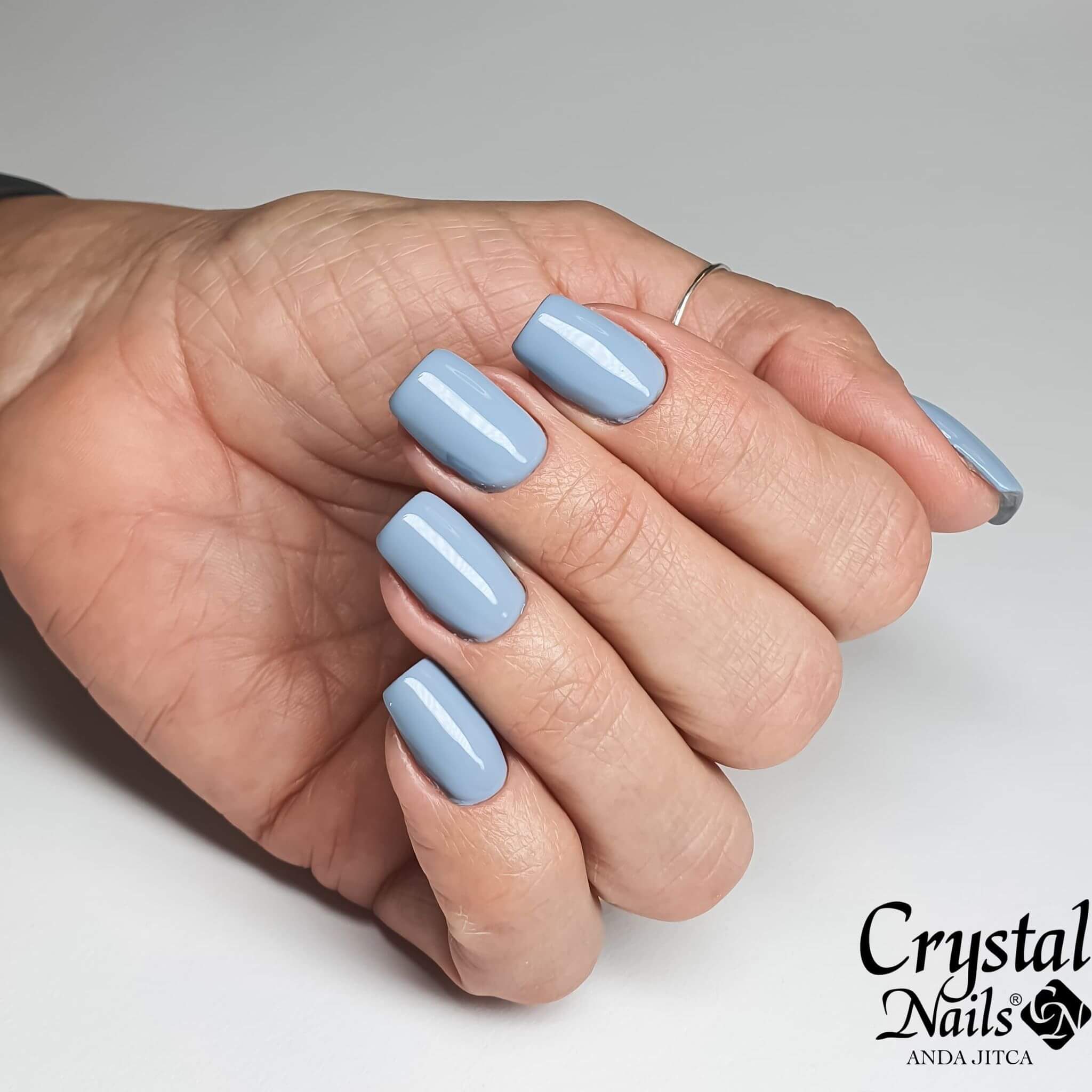CN 3S CrystaLac 8ml #045 - Cloudy Blue THF - Image 2