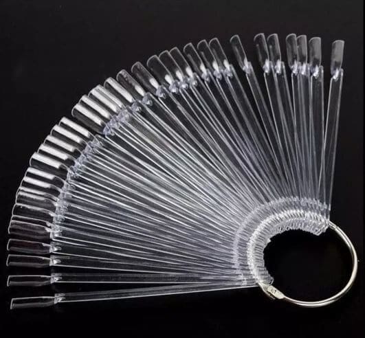 CN Clear tip with handle (ringed) - 50pcs
