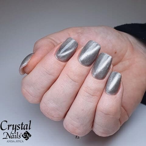 CN Crysta-lac 4ml Infinity Tiger Eye #9 silver THF - Image 3