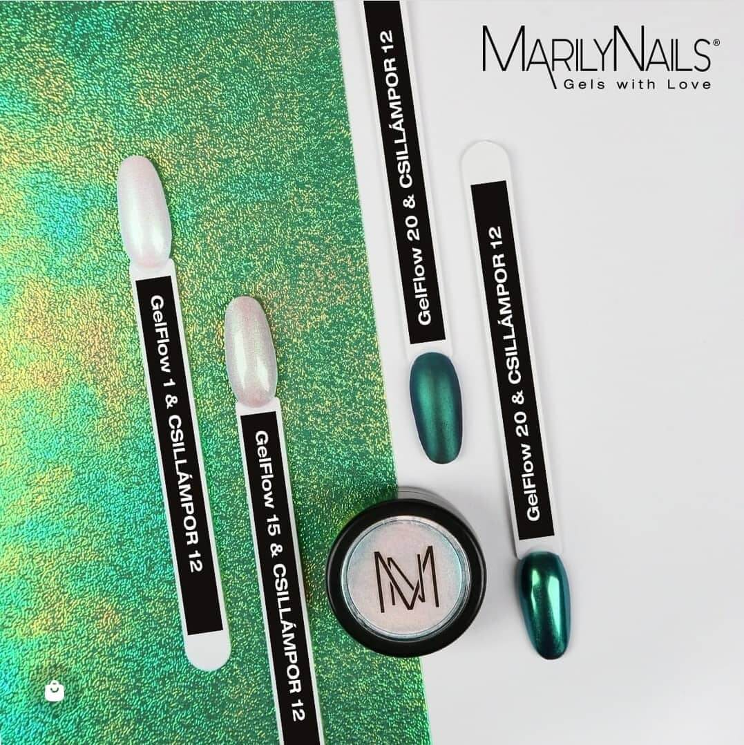 MN Glitter Powder 12 - green - Image 3