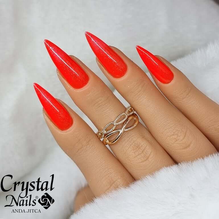 CN 3S Crystalac 8ml #023 - Brilliant neon coral THF - Image 2