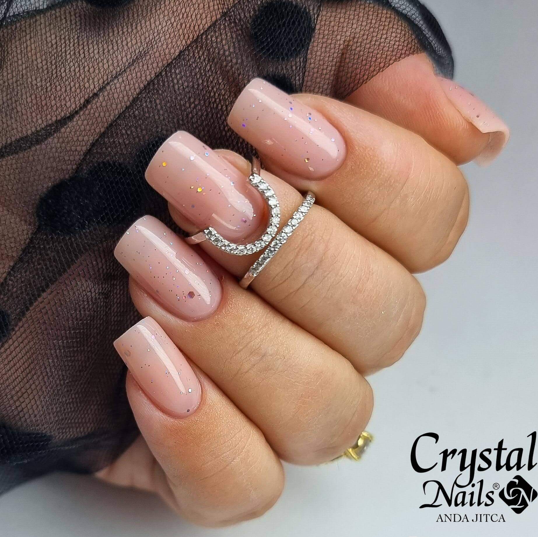 CN Glam top gel 4ml - Rainbow rose THF - Image 2