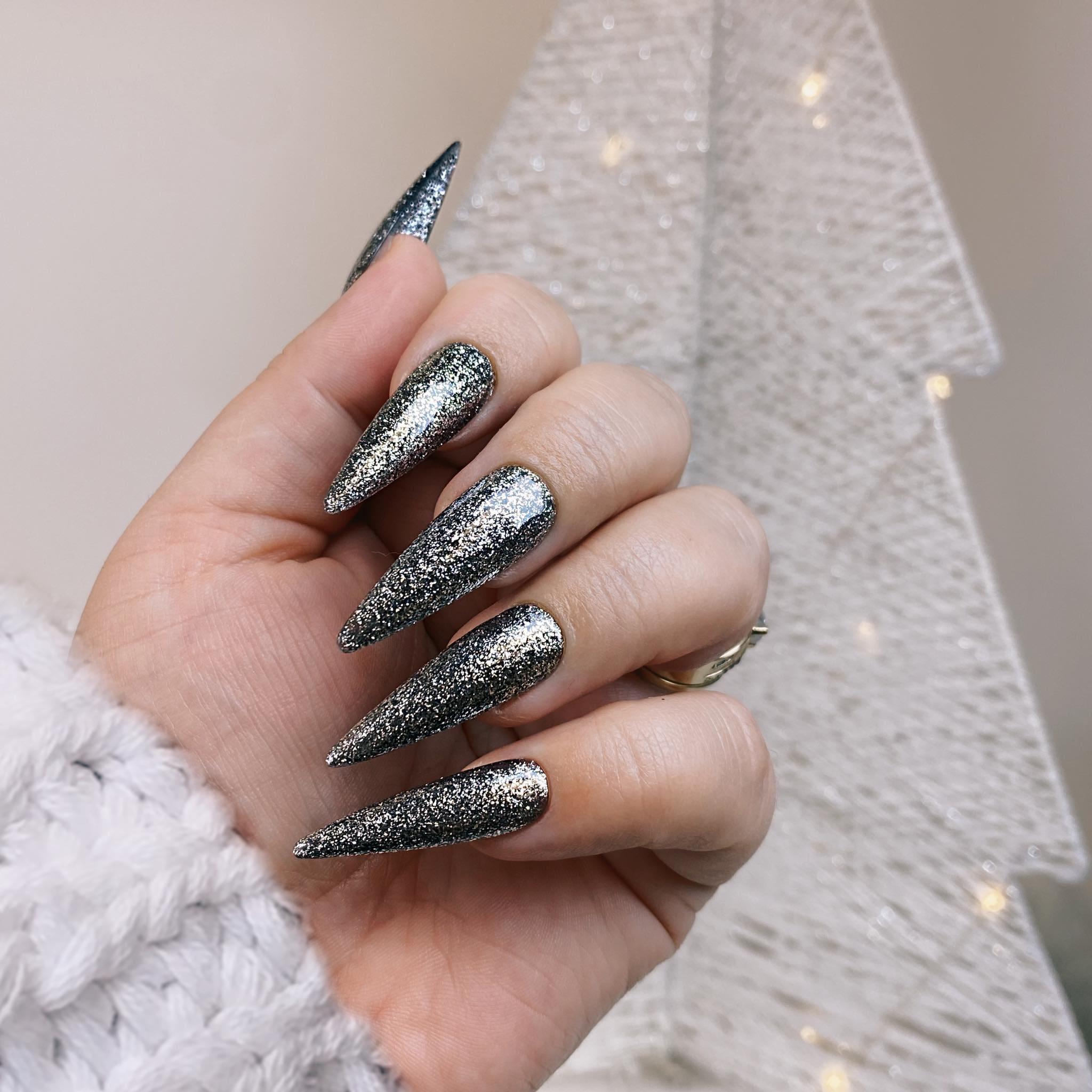 CN 3S Crystalac 8ml #205 Full Platinum - Sparkling Graphite THF - Image 2