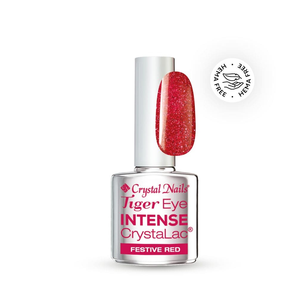 CN Crysta-lac 4ml Intense Tiger Eye #Festive Red THF