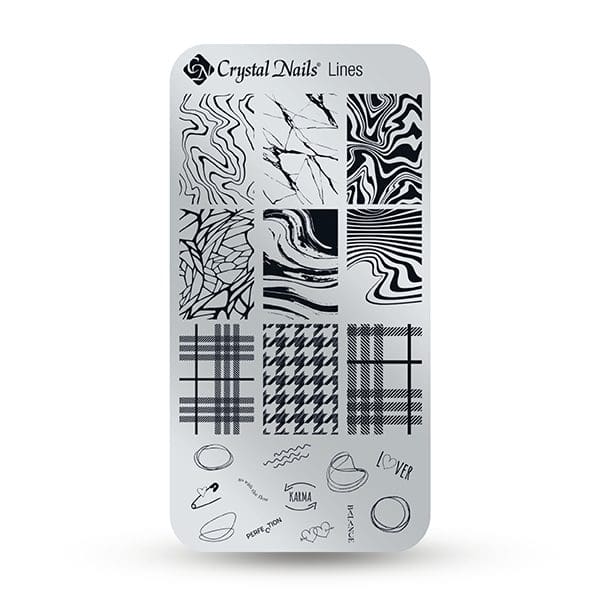 CN Nail stamp templates - Lines