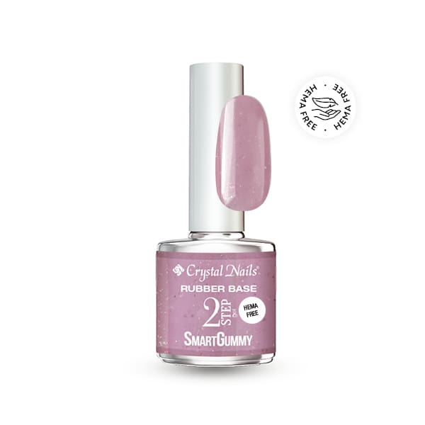 CN SmartGummy Rubber base gel - Nr59 Shimmer Lilac 8ml THF