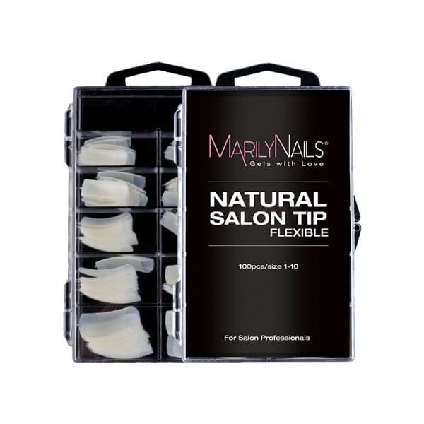 MN  Tip box -Natural Salon (100pcs)