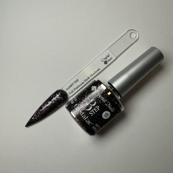 CN 3S HEMA FREE CrystaLac #08FP Full Platinum – Dark Shadows - Image 2