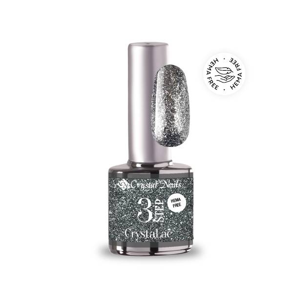 CN 3S Crystalac 8ml #205 Full Platinum - Sparkling Graphite THF