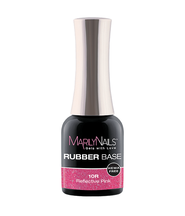 MN Rubber Base - 10R Reflective Pink 7ml THF