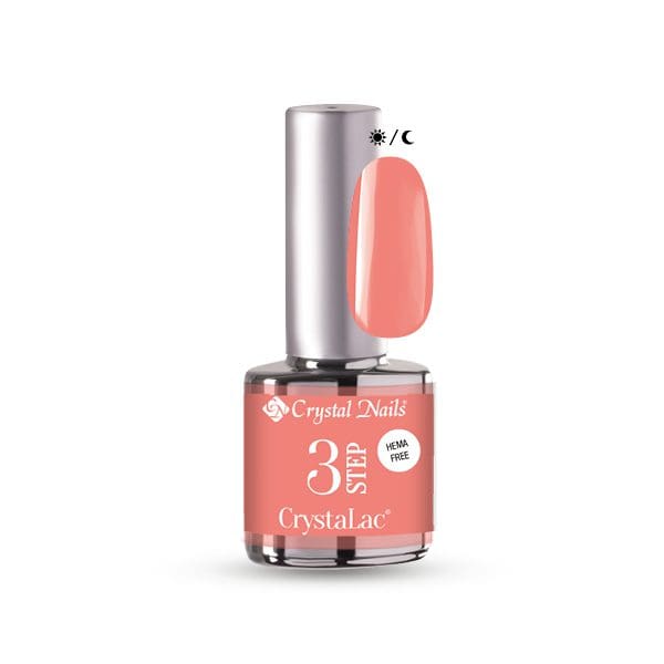 CN 3 STEP CrystaLac - HF3SG1 (4ml) - Glowy Flamingo THF