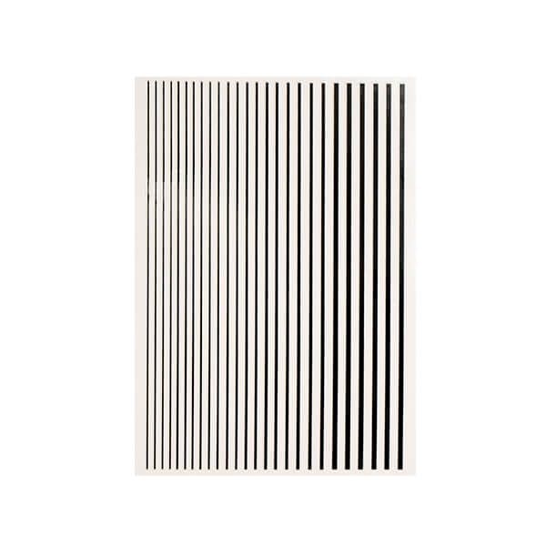 CN Magic stripes sticker BLACK