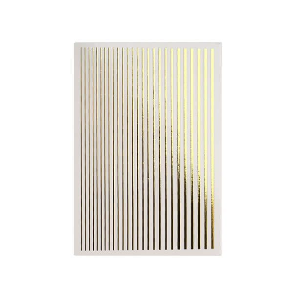 CN Magic stripes sticker GOLD