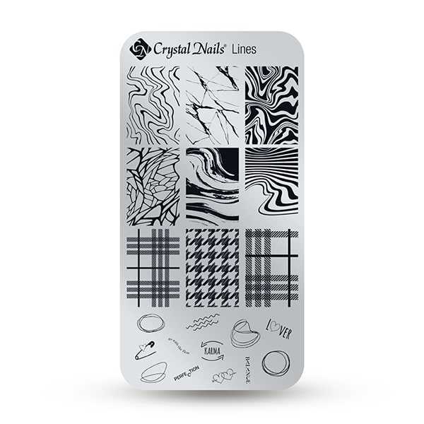 CN Nail stamp templates - Lines