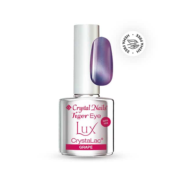 CN Crysta-lac 4ml Lux Tiger Eye #Grape